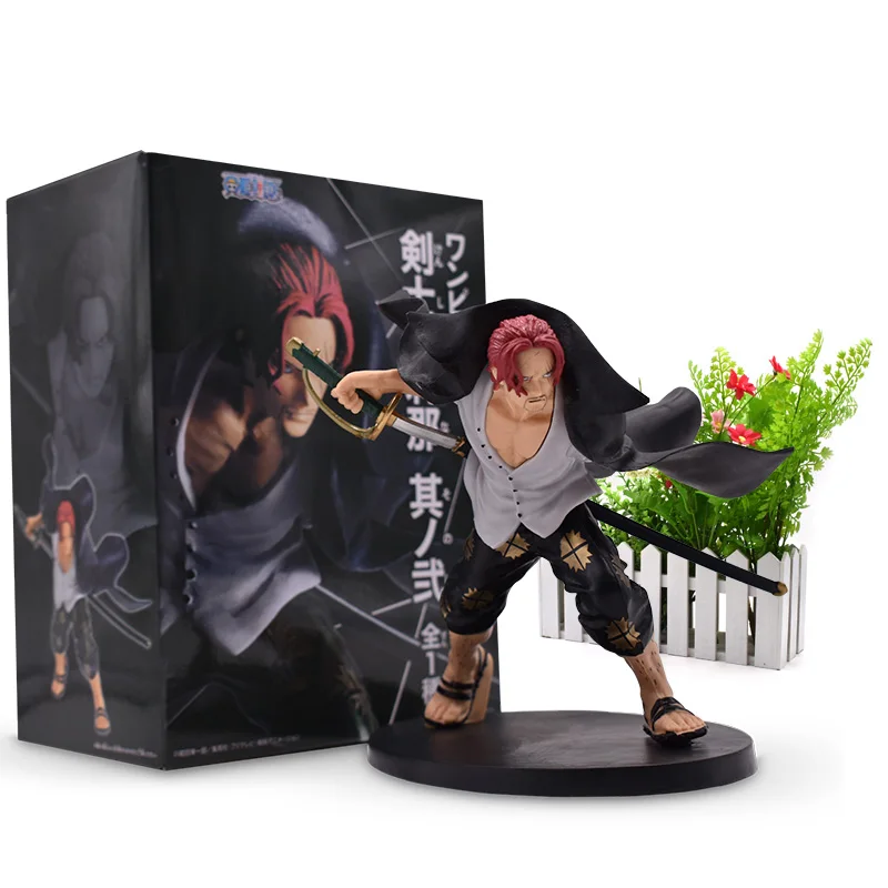 

Anime One Piece Shanks Luffy Going Merry Chopper Dracule Mihawk PVC Action Figure Collectible Model Christmas Gift Toy
