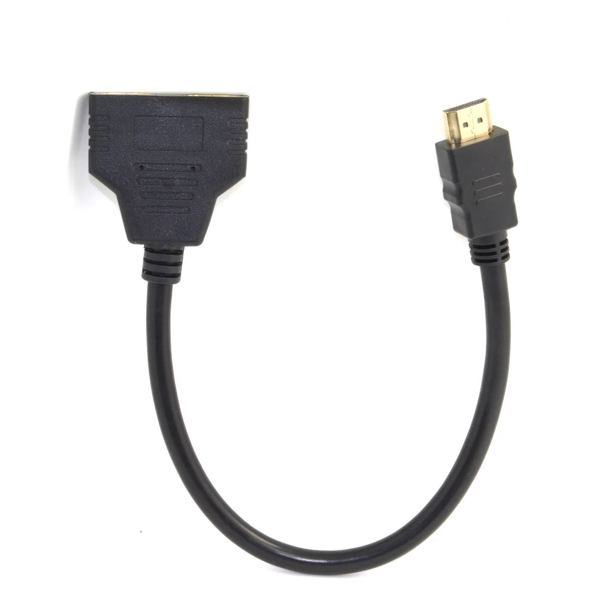 

CYSM HDMI Male to Dual HDMI Female Y Splitter Switch Extension Adapter Cable for PC HDTV Laptop 1080P
