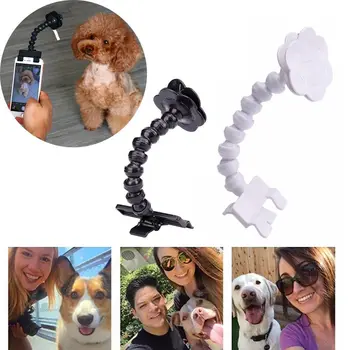 

Pet Selfie Stick for Pets Dog Cat For iPhone Samsung Xiaomi Huawei and Most Smart phone Tablet Black/White Selfie Stick For Pets