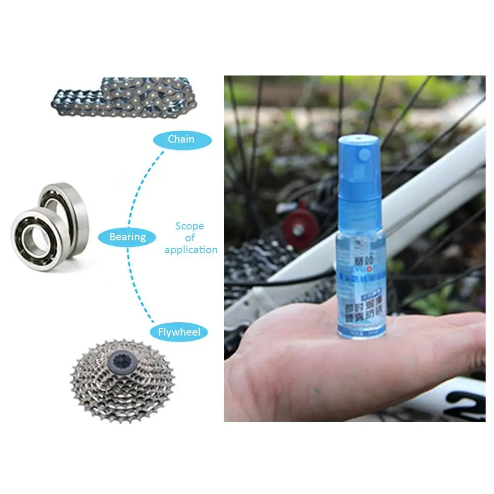 20 мл смазка для велосипеда, спрей для велоспорта, Антикоррозийная смазка для велосипедной цепи, смазка для обслуживания, масляный очиститель цепи для велосипеда, инструмент для ремонта смазки
