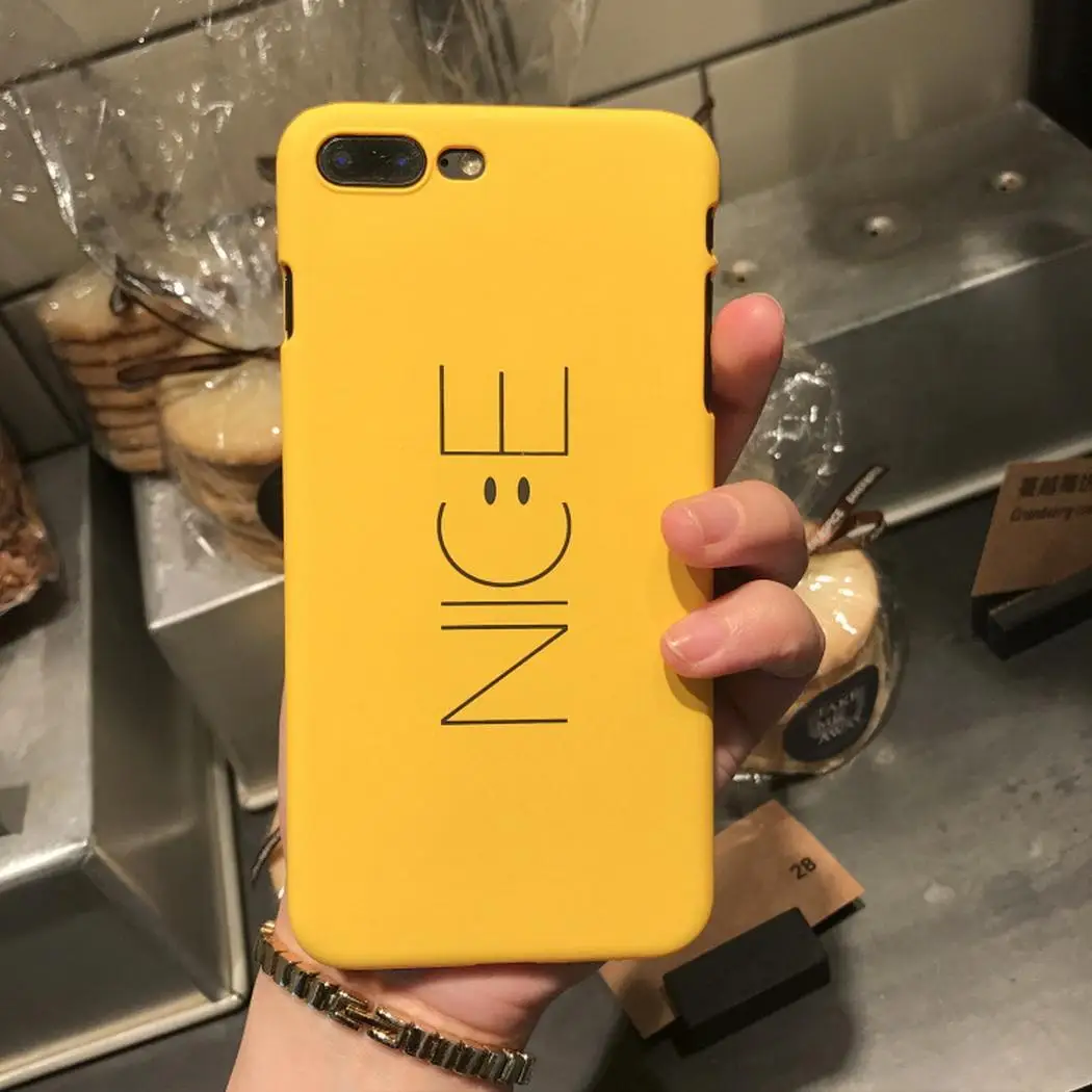 

Smiley Phone Case For iPhone 6 6s 7 8 Plus X XR XS Max Cute Cartoon Letter Deer Smiley Face Soft TPU
