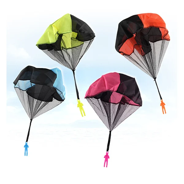 

Parachute Toy, Tangle Free Skydiver Parachute Figures Toys, Hand Throw Soldier Parachute, Square Outdoor Children's Flying Toy
