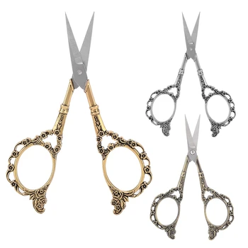 

1pc Antique Style Stainless Steel Scissors Household DIY Shear Nail Art Accessories