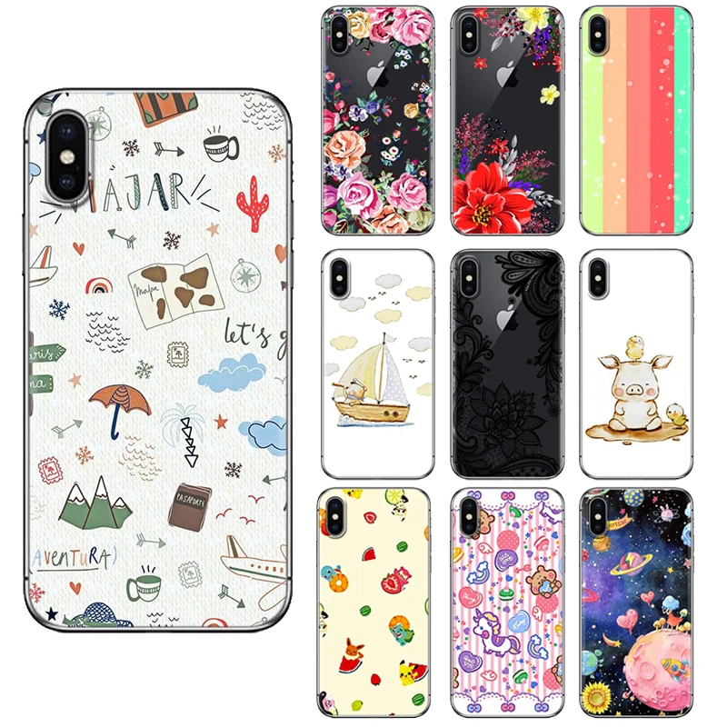 

TPU Phone Case For ZTE Blade X V8 Pro V8 Lite A602 A601 A521 Force N9517 Tempo X A520 A2 Plus V8 Mini A512 A6 Soft Cover