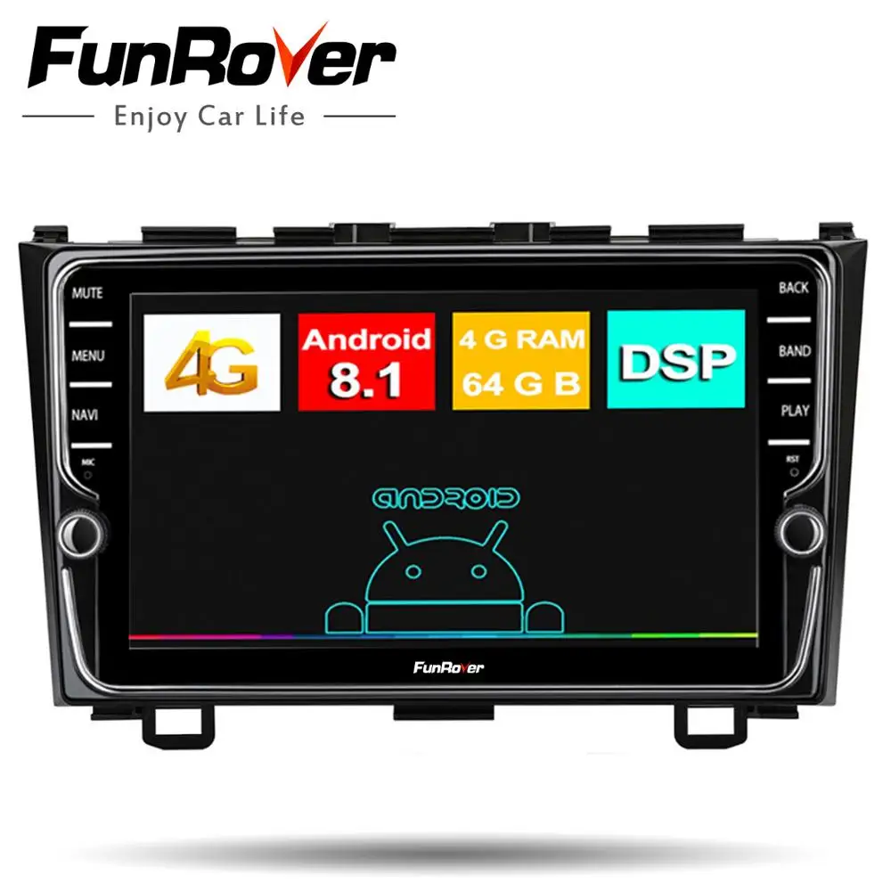 

Funrover IPS 8cores Android 9.0 2 din Car Radio Multimedia dvd gps for Honda CRV CR-V 2006 2007 2008 2009 2010 2011 radio stereo