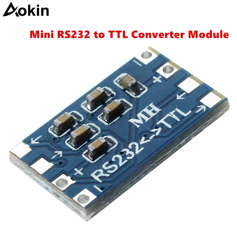 Mini RS232 to TTL Converter Adaptor Module Board MAX3232 | Электронные компоненты и принадлежности