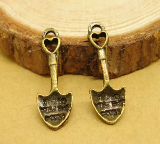 100pcs Exquisite shovel Popular in Europe America charms pendants 24*8MM Antique silver bronze Handmade accessories Jewelry | Украшения и
