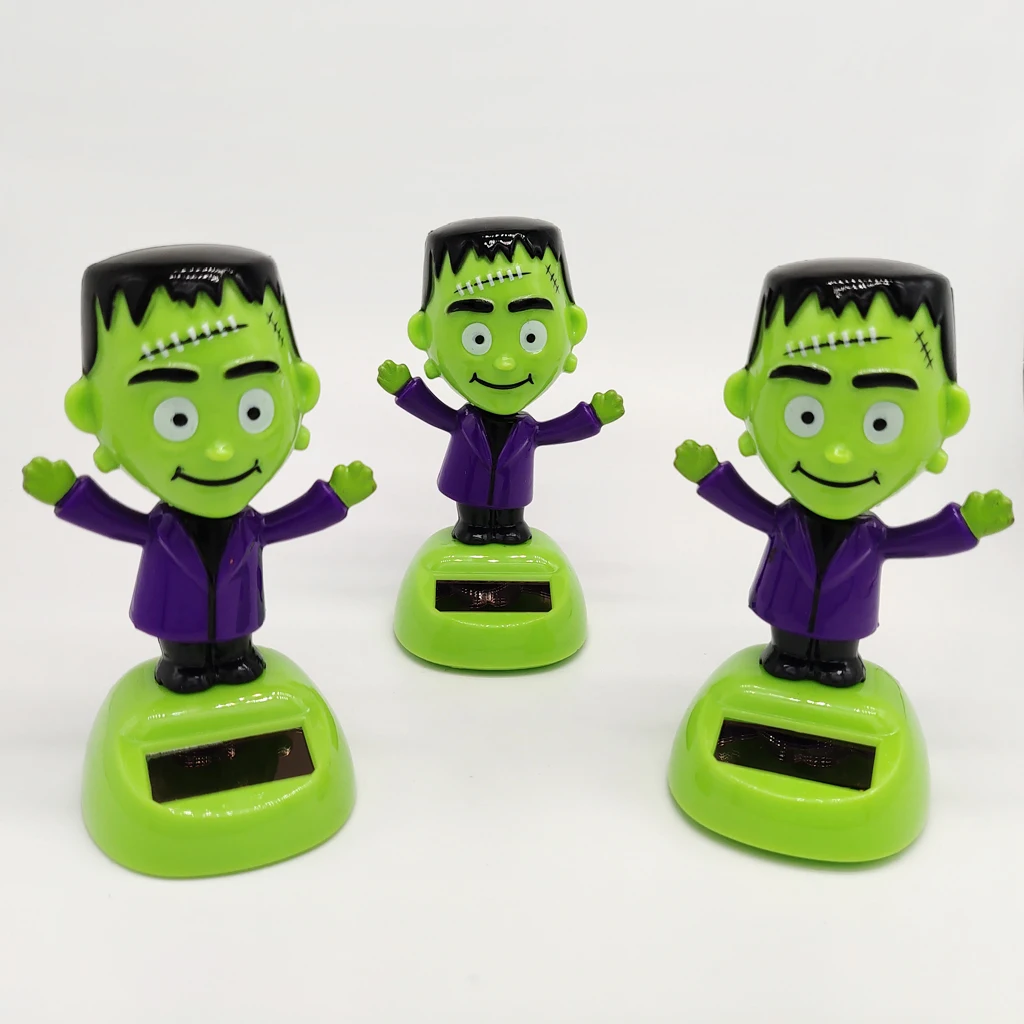 На солнечных батареях Bobbing Evil Man Figure Model Fun Solar Science Toy Bobbleheads Домашний Настольный