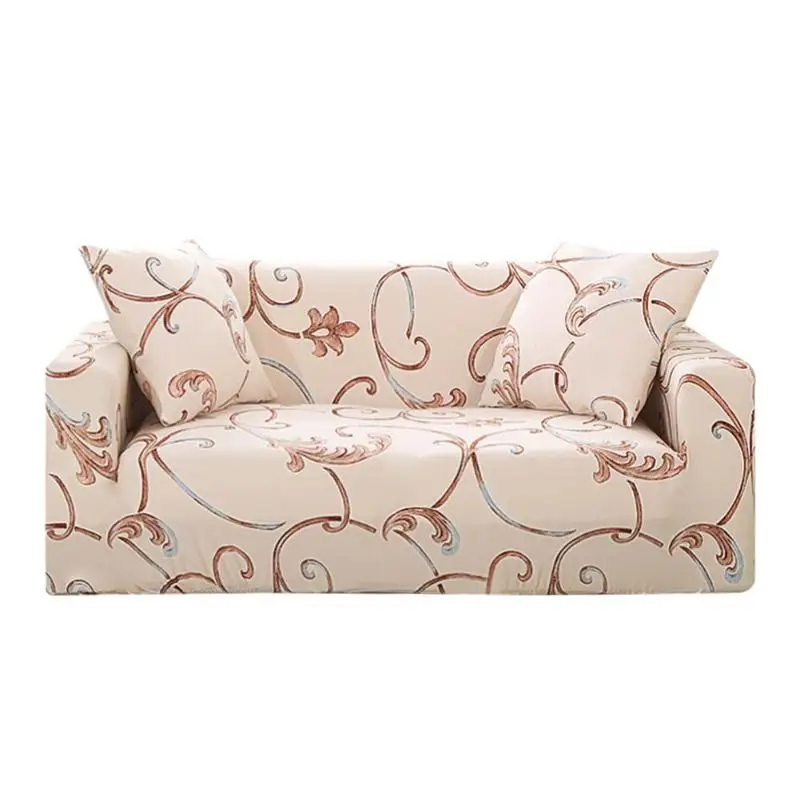 

Elegant Print Stretch Tight Wrap Slipcovers All-Inclusive Thin Sofa Cover