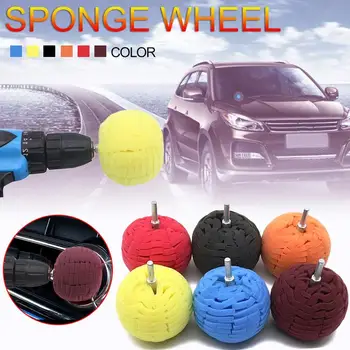 

Waxing and Polishing Sponge Ball for Hub Polishing Wheel Steel Ring Detail Polishing Plate Circular Sponge Disk
