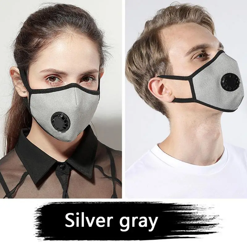 

Black Bike Cycling Mask Air Filter Mask Anti Dust Face Mouth Cover Mouth For CSGO Mask Winter Windproof Breathable Cotton Mask