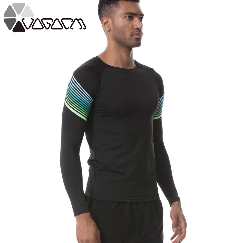 

Crossfit Compression Sport Shirt Men Long Sleeve Fitness Quick Dry Men's Running T-shirt Gym Clothing Top Rashgard