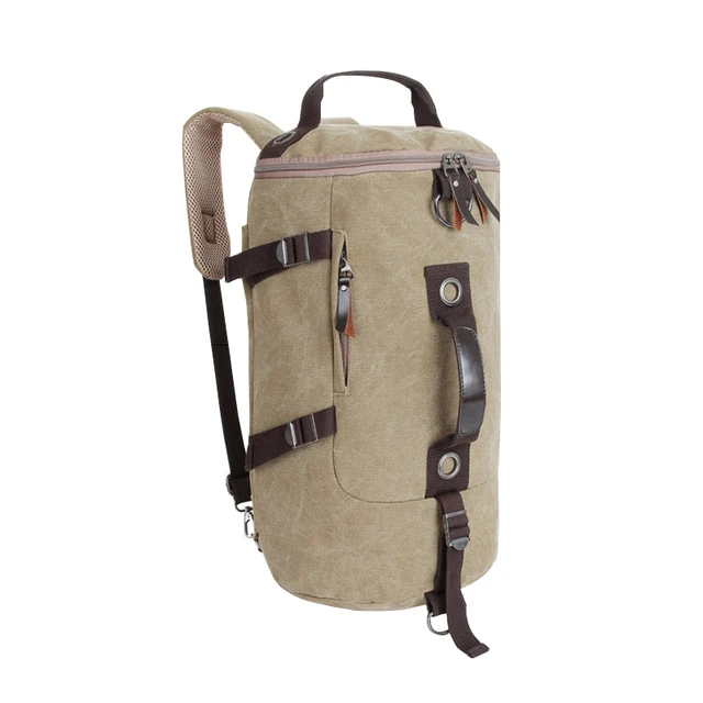US $18.80 Men's Big Canvas Backpack Tactical Climbing Mountain Bag Sports Rucksack For Bicycle Travel Backbag