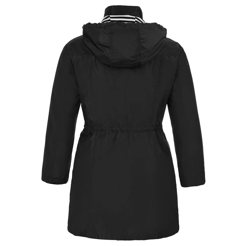 Outwear Capuche Chaud Taille Spéciale Blue navy Femme Pour ~ Veste Grande À Hiver Offre Sweat Black Manteau PxOA8qA