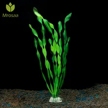 Зеленый Искусственный пластик водная трава растение для аквариума аквариумный Декор моделирование, искусственные растения аквариумный Декор водяные сорняки