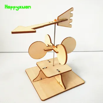 

Happyxuan Science Kit Children Creative DIY Experiments Handmade Weather Wind Vane School Teaching Education STEM Learning Toys