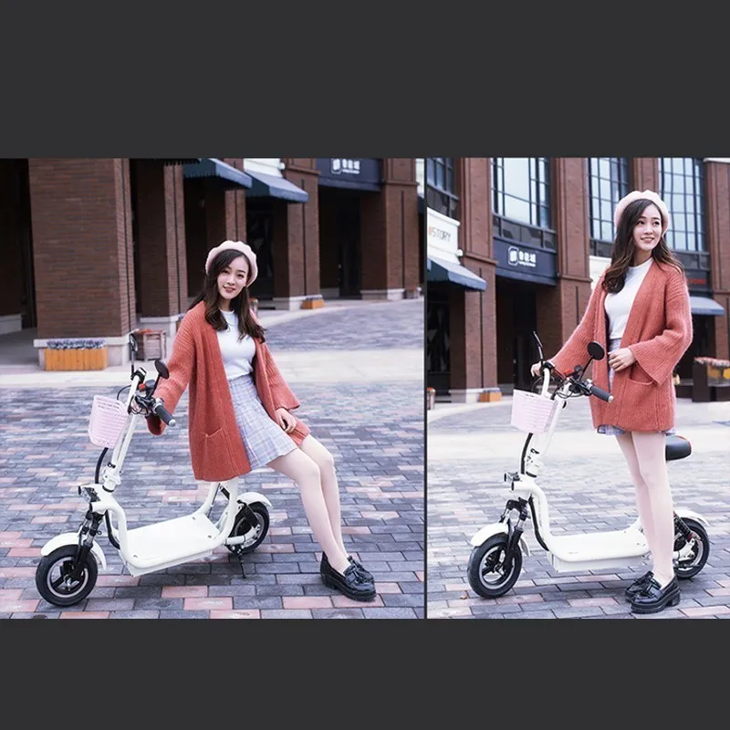 Sale Mini electric bicycle parent-child car small mini folding battery car adult men and women electric car 4