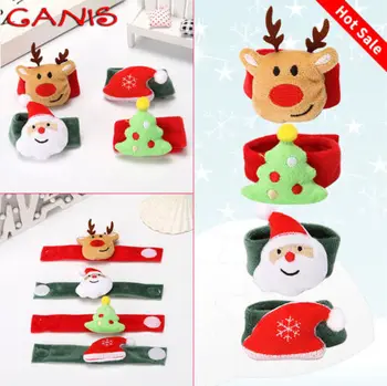 

Christmas Bracelet Slap Band Xmas Theme Kids Toy Wristband