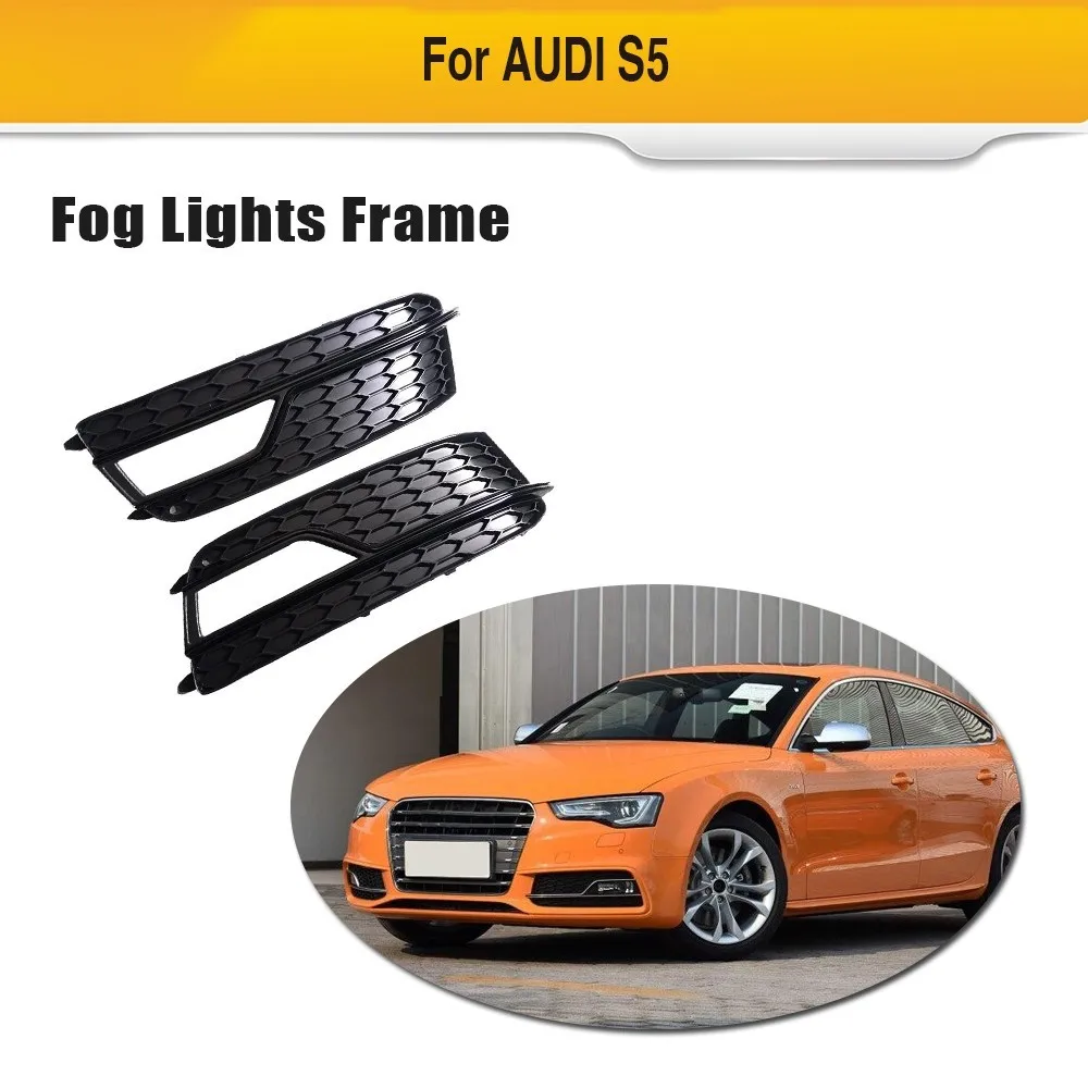 Противотуманная решетка для Audi A5 Sline S5 Sport 2012-2016 нестандартная переднего бампера