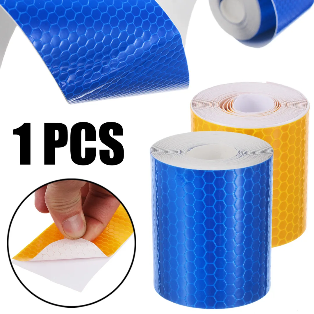 

5CM*3M Car Bike Reflective Safety Warning Conspicuity Tape Film Sticker Reflective Stickers Adhesive Tape Bike Stickers