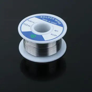 

Lead-Free Silver Solder Wire 3% Silver 0.8mm Speaker DIY Material Solder Soldering Wire Roll used in circuit board