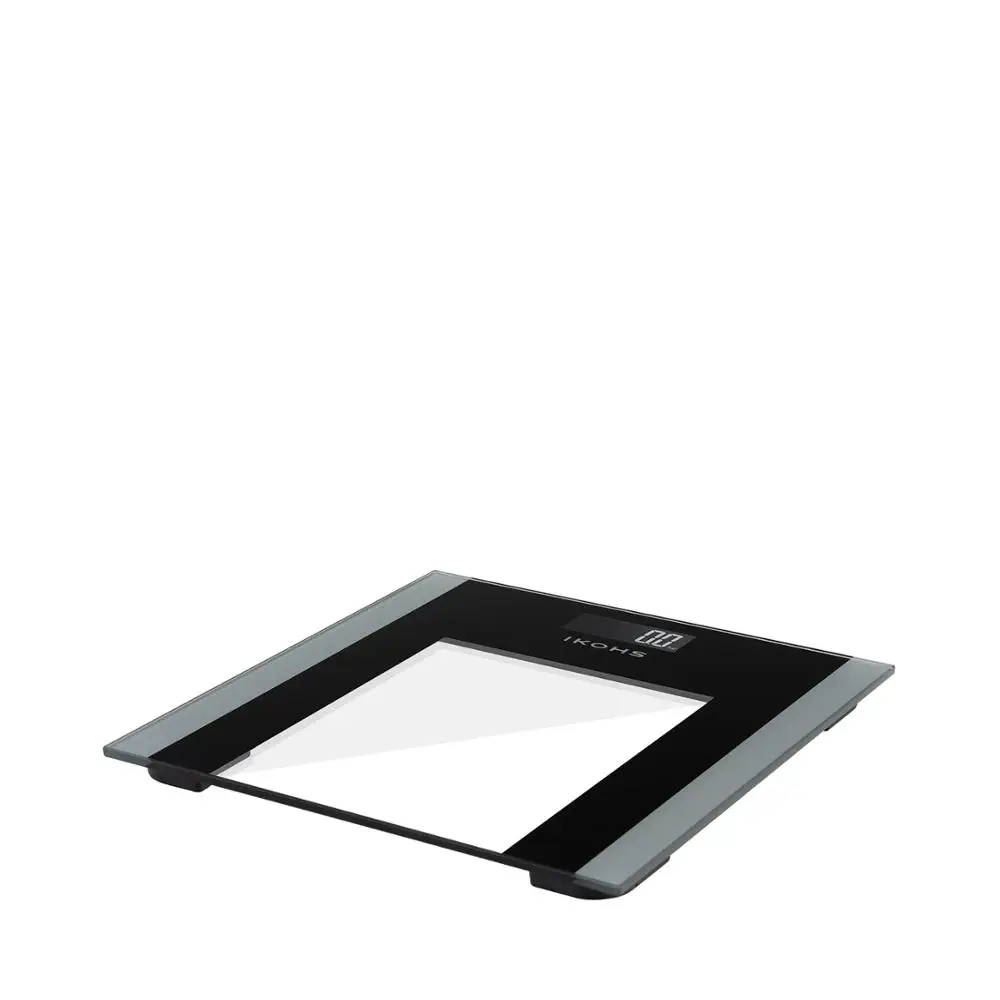 Дешево IKOHS элегантные велнесс электронные весы для ванной дома с ЖК дисплеем практичная поддержка 180 кг вес простота использования и очистки