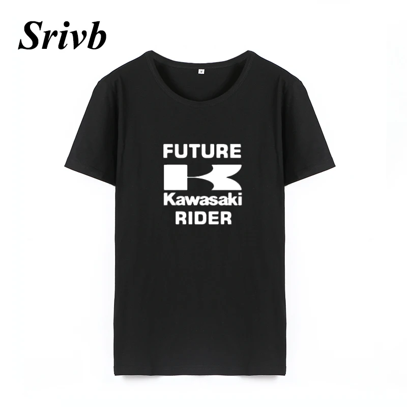 

Srivb Future Kawasaki Rider Letter Women Tshirt Harajuku Summer Loose Cotton Women T-shirt Femme Funny Fashion T Shirt Women