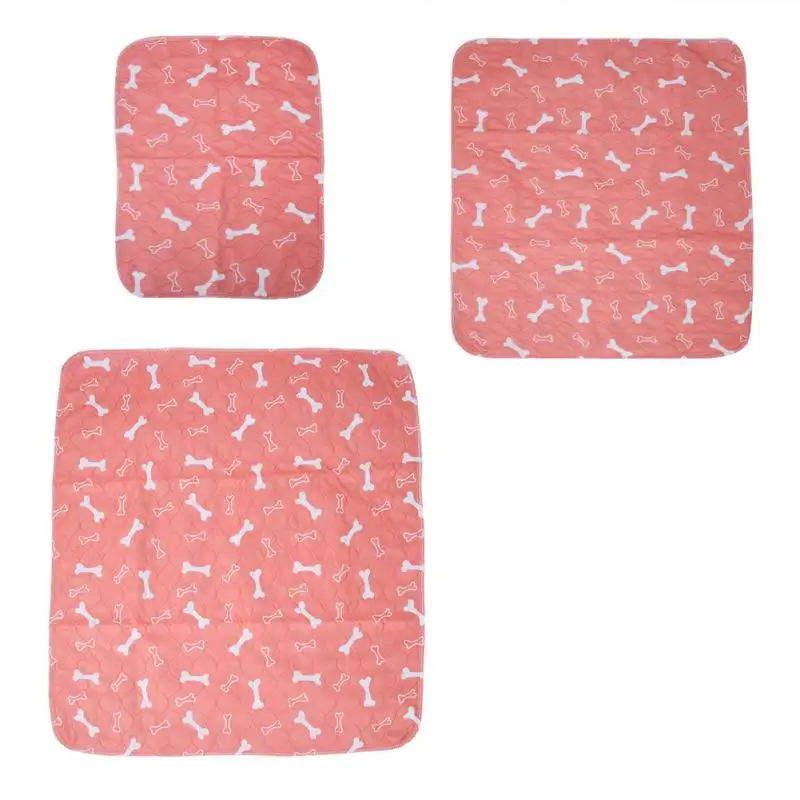 3 Sizes Reusable Waterproof Puppy Dog Cat Pee Bed Pad Carpet Urine Pet Trainging Mat Pet