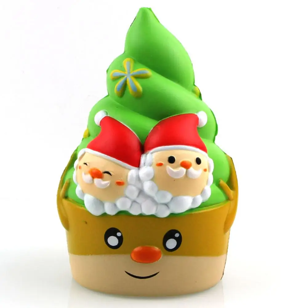 16 см Милые Рождество моделирование мороженое мягкими Squeeze замедлить рост игрушки для детей и взрослых Вечерние