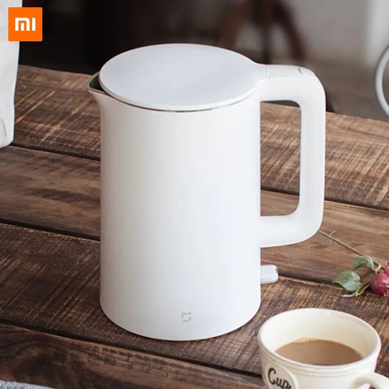 Original Xiaomi Mijia Electric Kettle 1.5L Auto Power-off Protection Smart Water Boiler Instant Heating Stainless Steel Teapot