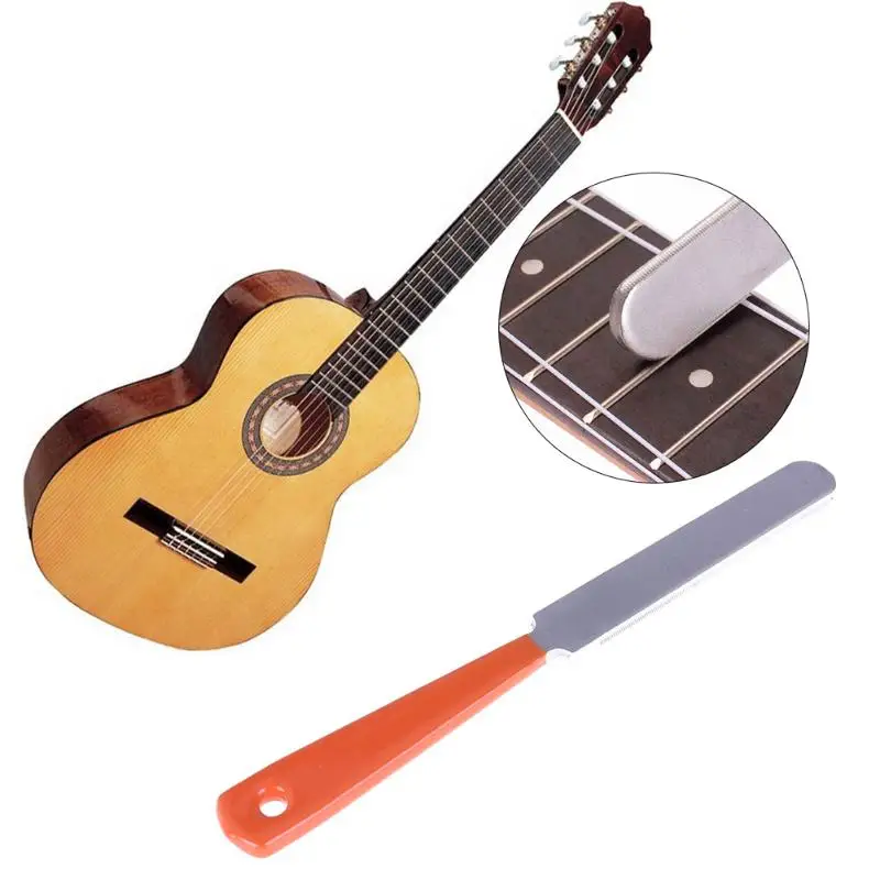 

NEW Useful Guitar Stainless Steel Guitar Fret Crowning Narrow Fret Crowning Luthier File Durable Dual Edge Tools File High Quali