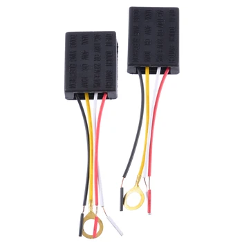 

2pcs 3 Way Touch Sensor Switch Control Bulb Control Dimmer Switch Part for Desk Lamp AC 100-240V