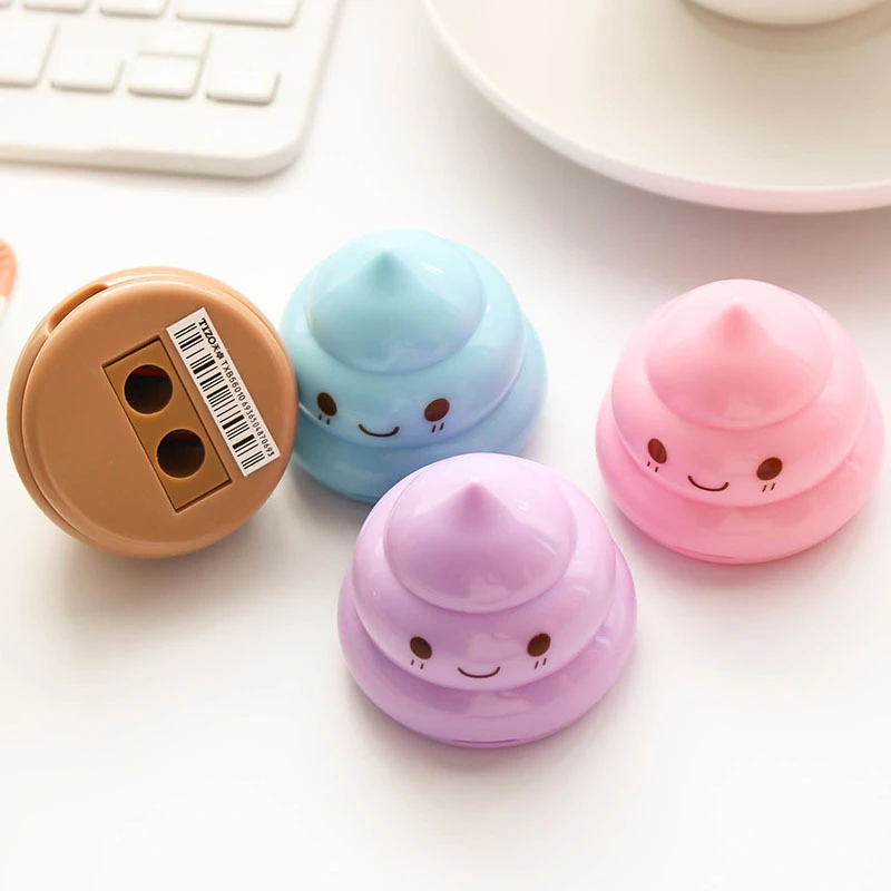 Kawaii Shit Shape механические точилки для карандашей милые Канцтовары подарки детей