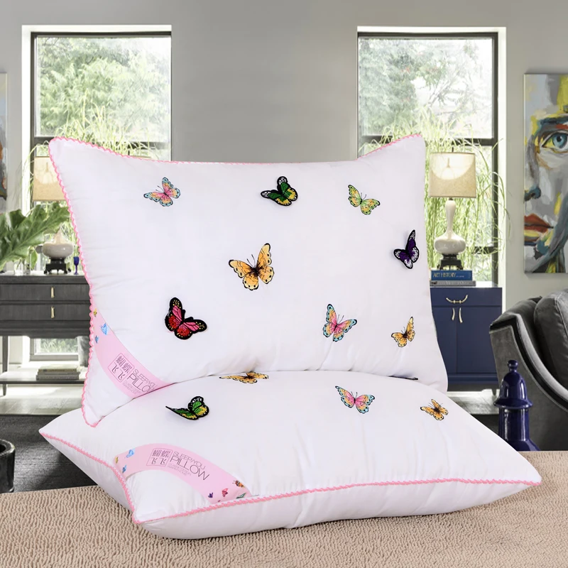 

48*74*20cm Antibacterial anti mite feather velvet stereo pillow / cotton pillow / cushion / can wash the pillow