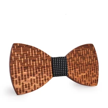 Мужской деревянный лук галстук свадебные украшения высокого качества ручной работы деревянный галстук-бабочка галстуки с чехлом Ультралегкая Мода