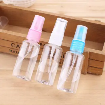 

300pcs 30ml empty transparent bottle with nozzle liquid spray pump , 1 oz clear plastic cosmetic perfumes bottle new