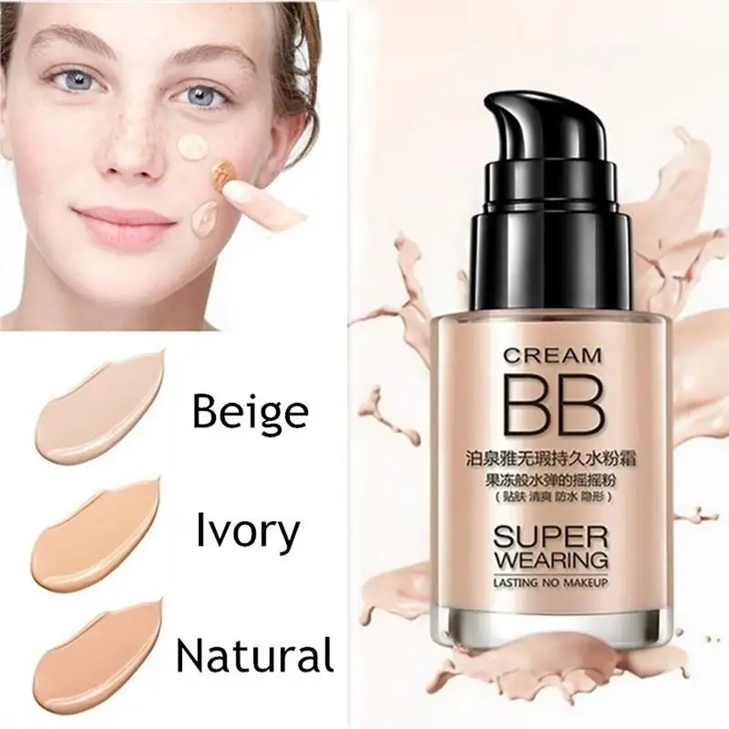 

Concealer Liquid Foundation Moisturizing BB Cream Lasting Foundation Cream Oil Control Waterproof Makeup Cosmetics Beauty