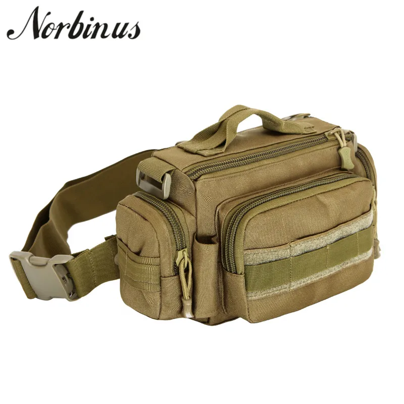 Norbinus 1000D нейлоновая Водонепроницаемая Мужская поясная сумка, поясная сумка, слинг, нагрудная сумка, рюкзак, военная сумка для путешествий, штурмовая сумка