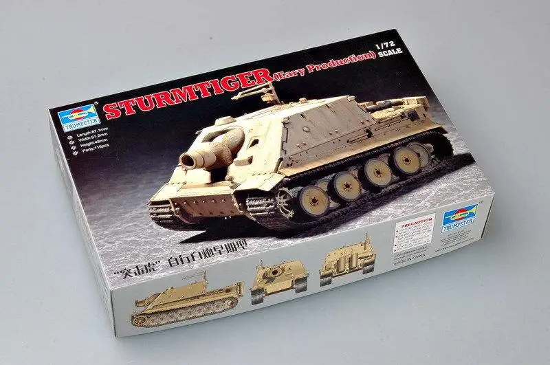 Trumpeter 1/72 07274 немецкий Sturmtiger Раннее Производство | Игрушки и хобби