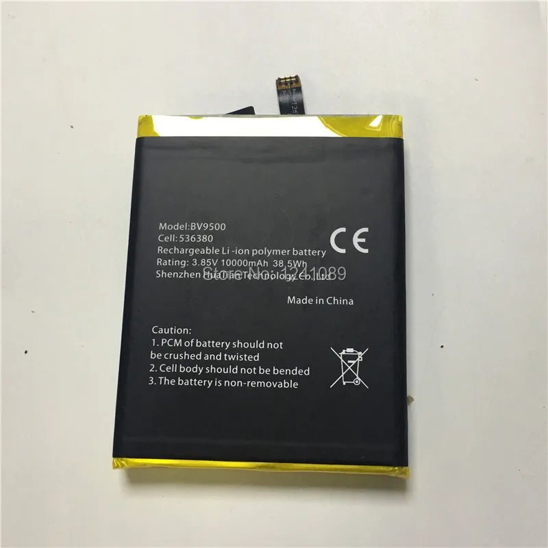 

2 pieces / lot for Blackview BV9500 BV9500 PRO battery 10000mAh Long standby time for Blackview Mobile Accessories