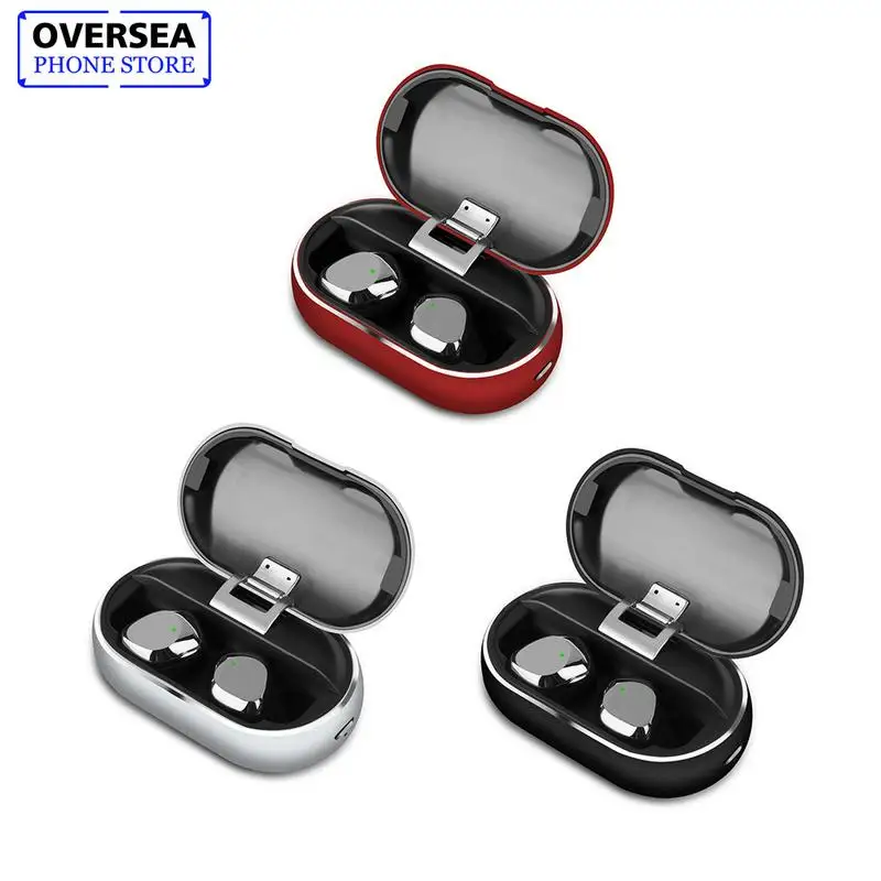 

X26 Wireless Binaural Earphonrs 5.0 Bluetooth Headset In-Ear Plating Metal Deep Bass HiFi Noise Reduction Touch Control Headphon