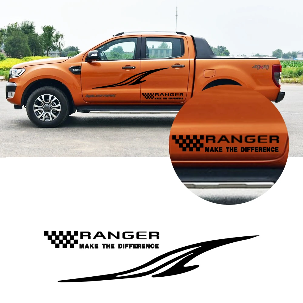 Наклейка для Ford Ranger боковая наклейка на кузов автомобиля украшение сделай сам