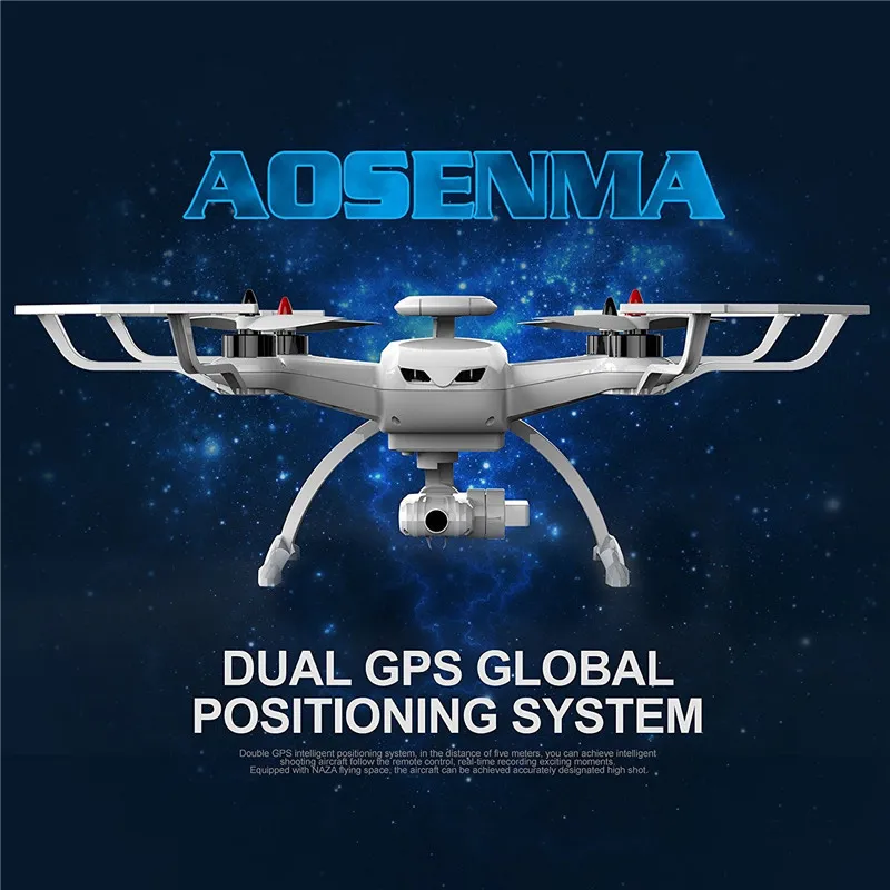 AOSENMA CG035 двойной GPS оптический позиционирование WIFI FPV с 1080P HD камерой RC Дрон