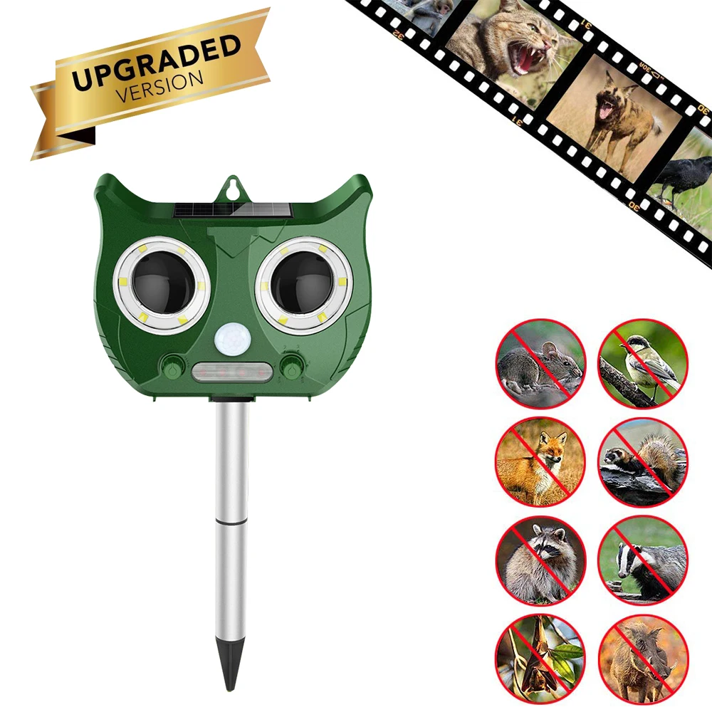 

Outdoor Garden Mole Repellent Solar Power Ultrasonic Mole Snake Bird Mosquito Mouse Ultrasonic Pest Repeller Control Garden Yard