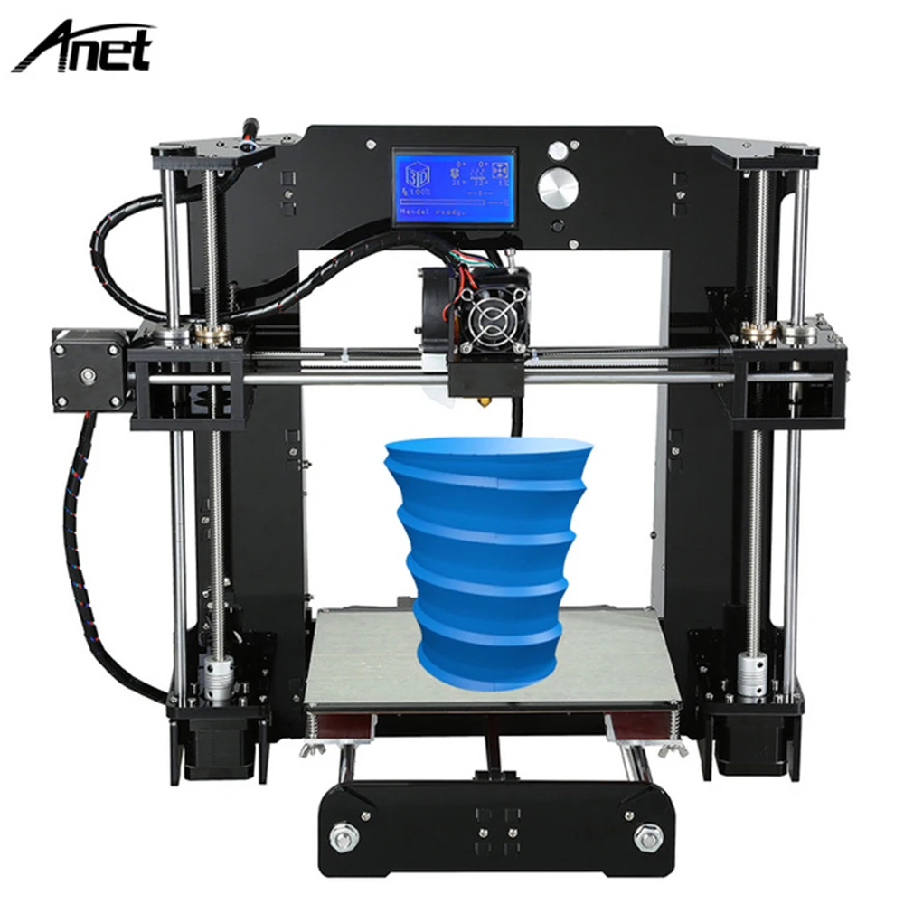 Anet 3d Printer High Precision FDM 3D Printer LCD Display Industrial Personal 3D Printer For School