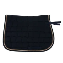 Equestrian-Saddle-Pads QUILTED Horse-Equipment Horse-Saddle-Cloth Cotton with Piped-Edge