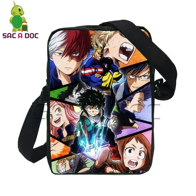 

Anime My Hero Academia Deku Allmight Messenger Shoulder Bags Women Men Small Handbag Boys Girls Kids Crossbody Travel Bags