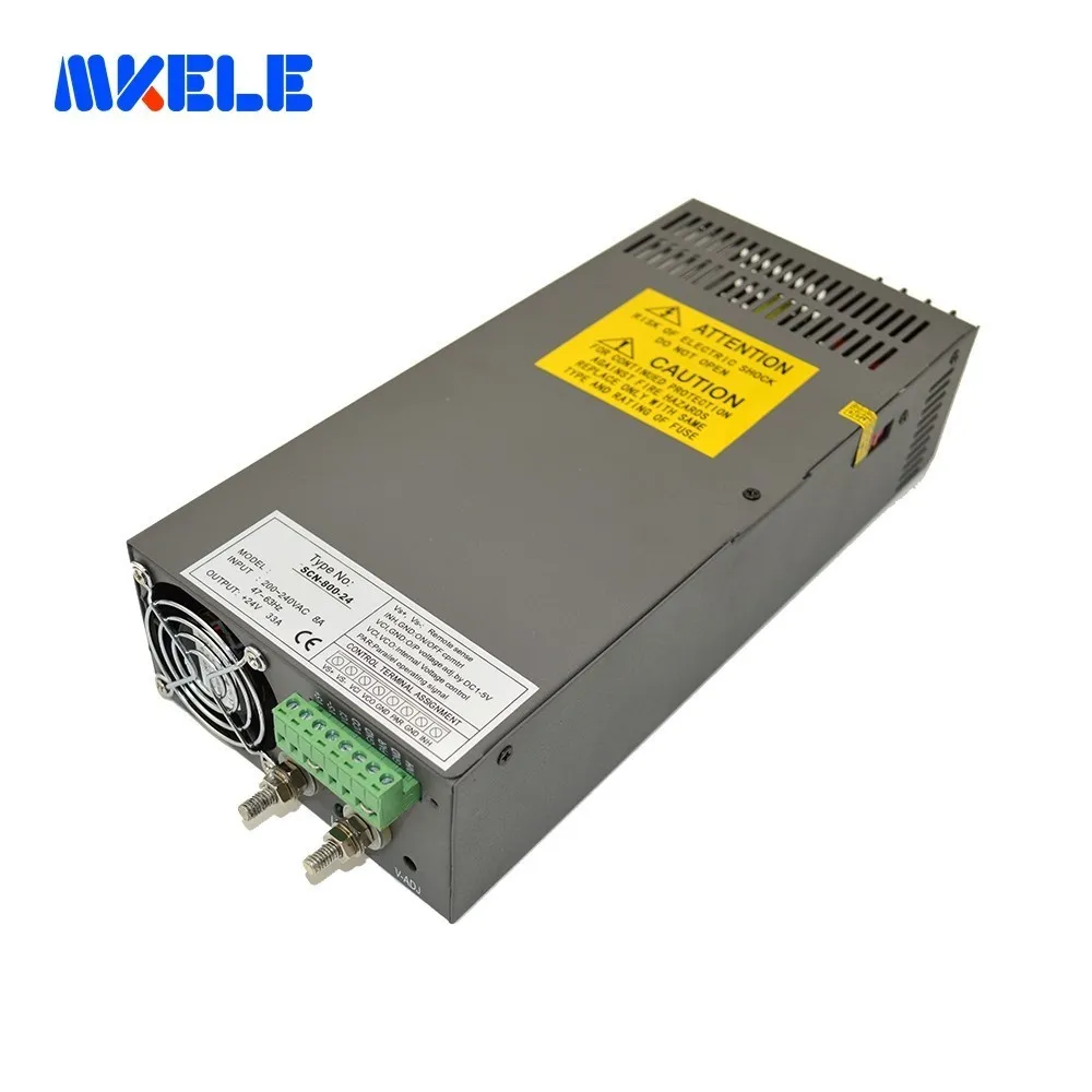 

CE High Watts 800Watt Single Output Dc Switch Power Supply In Parallel Safe Package From MAKERELE China Factory SCN-800-12/24/48