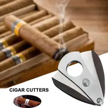 Резак для сигар из сандалового дерева, прочная нержавеющая сталь, острый резак для сигар, ножницы для сигар, инструмент для кубинской сигары с подарочной коробкой