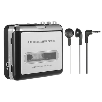 

Portable MP3 Cassette Capture to MP3 USB Tape PC Super MP3 Music Player Audio Converter Recorders Players Cassette-to-MP3